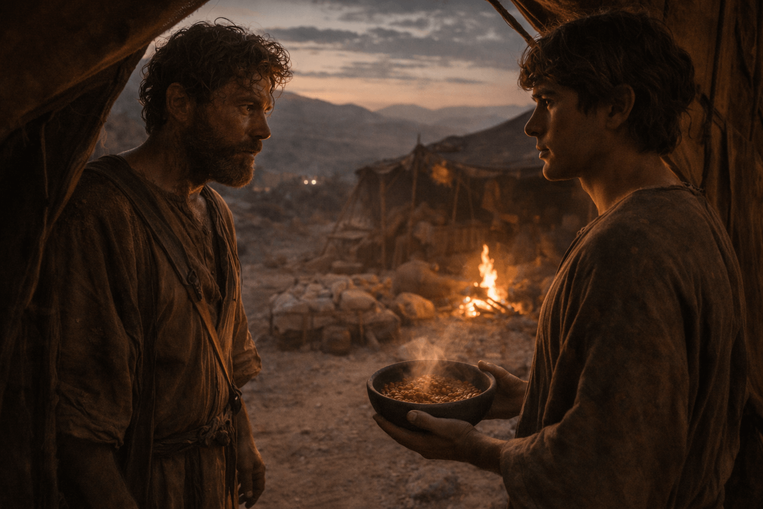 Один голод другой расчёт и судьба закрепляется сделкой